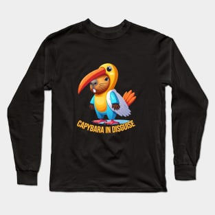 Capybara Pelican Long Sleeve T-Shirt